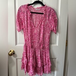 We’re all pretty girls pink pattern dress